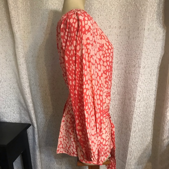 Lafayette 148 womens pink blouse, large - Picture 4 of 4